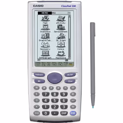 Casio ClassPad 330, Calculatrice graphique, 17 lignes, Argent