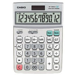 Casio DF-120ECO calculatrice Bureau Calculatrice à écran