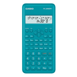 Casio FX JUNIOR+ calculatrice Poche Calculatrice scientifique Turquoise