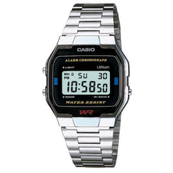 Montre Casio Casio Collection Pour Hommes en Argent - A163WA-1QES