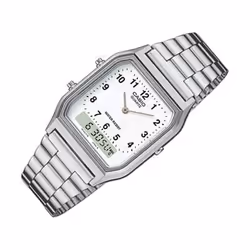 Montre Casio Casio Collection Pour Hommes en Argent - AQ-230A-7BMQYES