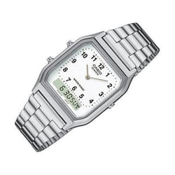 Montre Casio Casio Collection Pour Hommes en Argent - AQ-230A-7BMQYES