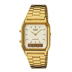 Casio AQ-230GA-9DMQYES montre Montre bracelet Mâle Quartz Or