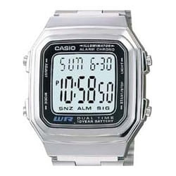 Casio A178WA-1ADF montre Montre bracelet Électronique Acier inoxydable