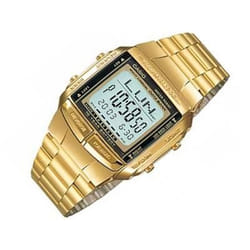 Casio Montre Homme DATABANK Doré (Ø 38 mm)