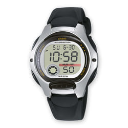 Casio LW-200-1AVEF montre Montre bracelet Femelle Électronique Noir, Argent