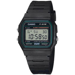 Montre - CASIO - Retro Vintage F-91W-3D - Résine - Noir - Digital