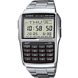 Casio Montre Homme DATABANK CALCULATOR STEEL