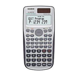 Casio FX-3650PII calculatrice Poche Calculatrice scientifique Noir, Argent