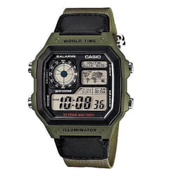 Montre - CASIO - AE-1200WHB-3BVDF - Digital - Résine - Étanchéité 5 Atm