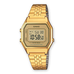 Casio LA680WEGA-9ER montre Montre bracelet Femelle Électronique Or