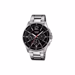 Casio Montre Homme Argenté Noir (Ø 43,5 mm)