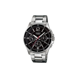 Casio Montre Homme Argenté Noir (Ø 43,5 mm)