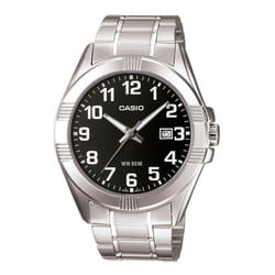 Casio Montre Homme COLLECTION Noir Argenté (Ø 43,5 mm)