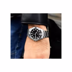 Casio Montre Homme COLLECTION Noir Argenté (Ø 43,5 mm)