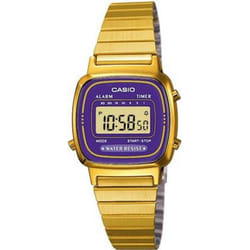 Casio LA670WEGA-6EF montre Montre bracelet Femelle Électronique Or