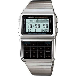 Casio Montre Unisexe DATABANK CALCULATOR STEEL - Matt case Gris - TU