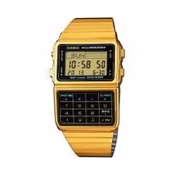 Casio Montre Homme DATABANK CALCULATOR GOLD