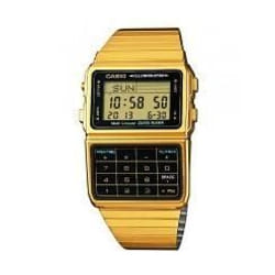 Casio Montre Homme DATABANK CALCULATOR GOLD