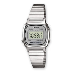 Casio LA670WEA-7EF montre Montre bracelet Femelle Électronique Argent