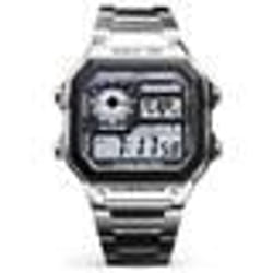 Montre - CASIO - AE-1200WHD-1A - Quartz - Homme - Noir - Acier inoxydable