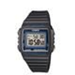 Montre Homme - CASIO - W-215H-8AVEF - Bracelet résine noir - Affichage digital - Alarme - Chronographe - 5 Atm
