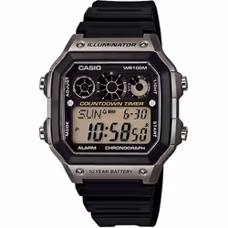 Montre Casio Sports AE-1300WH-8A Homme Quartz - Résine - Noir