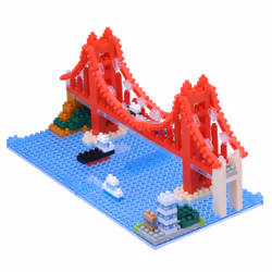Nanoblock Golden Gate Bridge, Jeu de construction, 12 an(s), 430 pièce(s)