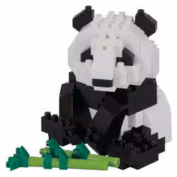 Nanoblock Panda, Jeu de construction, 220 pièce(s)