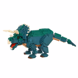 Nanoblock Triceratops - Deluxe Edition, Elements de jeu de construction, 930 pièce(s)