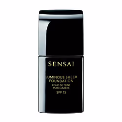 Sensai Luminous Sheer Foundation, Bouteille, Liquide, Peau normale, Hydratant, Honey Beige, Radiant