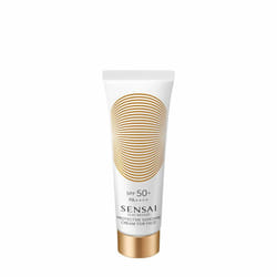 Sensai Silky Bronze Protective Suncare Cream For Face soin après soleil 50 ml Crème Visage