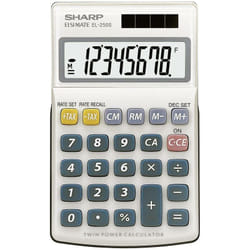 Sharp EL-250S calculatrice Poche Calculatrice basique Argent
