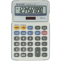 Sharp EL-334F calculatrice Bureau Calculatrice financière Gris