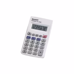 Sharp EL-233SB, Bureau, Calculatrice financière, 8 chiffres, 1 lignes, Batterie, Gris
