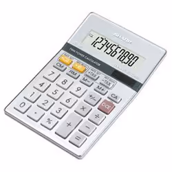 Sharp EL-331ERB, Bureau, Calculatrice basique, 10 chiffres, 1 lignes, Batterie/Solaire, Argent