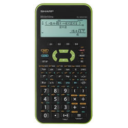 Sharp EL-W531XHGR calculatrice Poche Calculatrice scientifique Noir, Vert