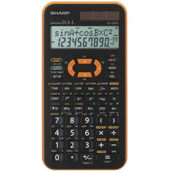 Sharp EL-520X calculatrice Poche Calculatrice scientifique Noir, Orange