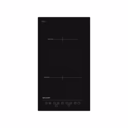 Sharp KH-3I25NT00-EU, Noir, Intégré, 29 cm, Plaque avec zone à induction, 2 zone(s), 2 zone(s)