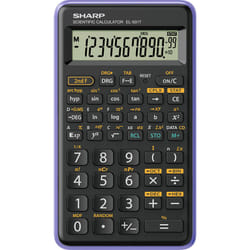 Sharp EL-501T calculatrice Poche Calculatrice scientifique Noir, Violet