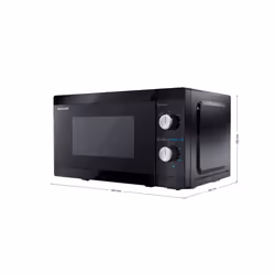 Sharp YC-MS01E-B micro-onde Comptoir Micro-onde simple 20 L 800 W Noir - Vue supplémentaire 4