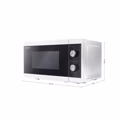 Sharp YC-MG01E-W micro-onde Comptoir Micro-ondes grill 20 L 800 W Noir, Blanc