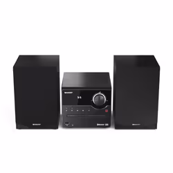 Sharp XL-B512(BK) ensemble audio pour la maison Système micro audio domestique 45 W Noir - Vue supplémentaire 7