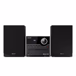 Sharp XL-B512(BK) ensemble audio pour la maison Système micro audio domestique 45 W Noir - Vue supplémentaire 8