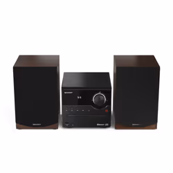 Sharp XL-B512(BR) ensemble audio pour la maison Système micro audio domestique 45 W Marron - Vue supplémentaire 7
