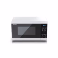 Sharp YC-MS02E-W micro-onde Comptoir Micro-onde simple 20 L 800 W Noir, Blanc