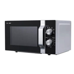 Sharp R-204SA micro-onde Comptoir Micro-ondes grill 20 L 800 W Noir, Gris, Acier inoxydable