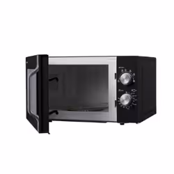 Sharp R-204BA, Comptoir, Micro-onde simple, 20 L, 800 W, Rotatif, Noir, Argent