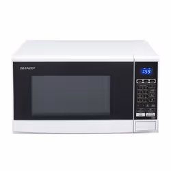 Sharp R670W, Comptoir, Micro-onde simple, 20 L, 800 W, Écran integré, LED