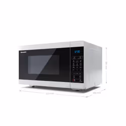 Sharp YC-MG51E-W micro-onde Comptoir Micro-ondes grill 25 L 900 W Noir, Blanc - Vue supplémentaire 5